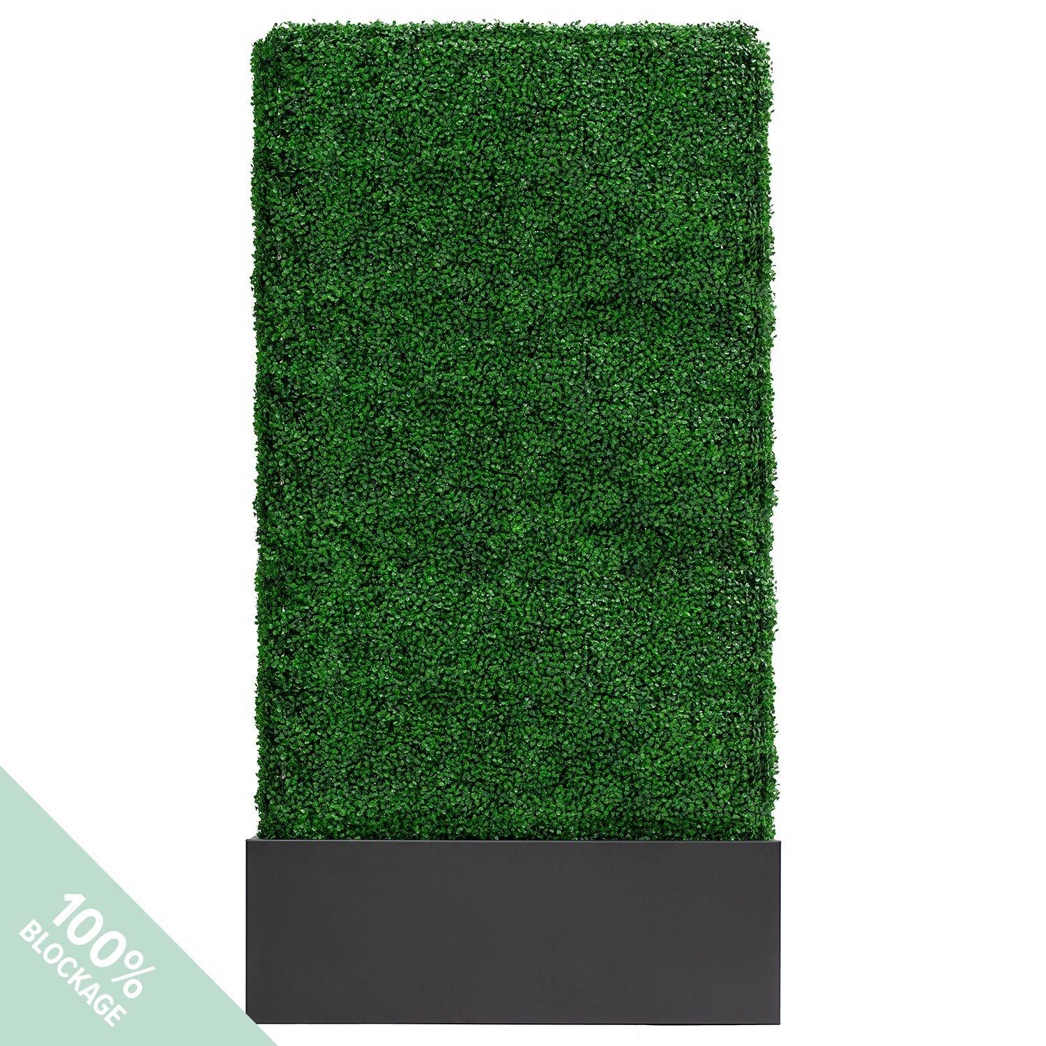 artificial box hedge planters Freestanding Boxwood Hedge