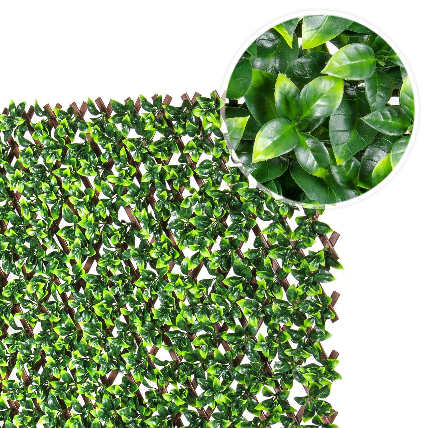 faux trellis plants Expandable Ligustrum Ficus Privacy Fence