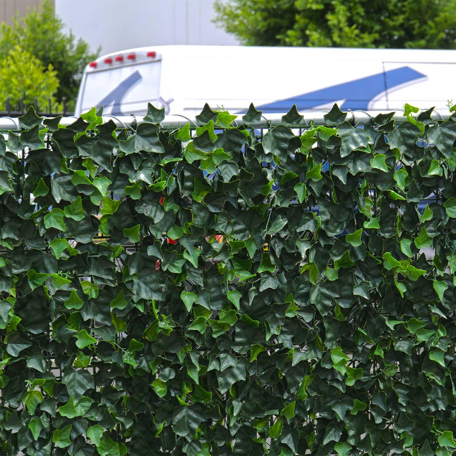 Artificial English Ivy Green Wall Mat - Fake Ivy Wall